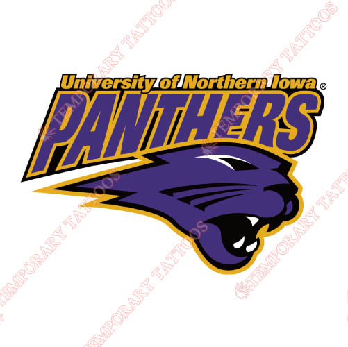 Northern Iowa Panthers Customize Temporary Tattoos Stickers NO.5669
